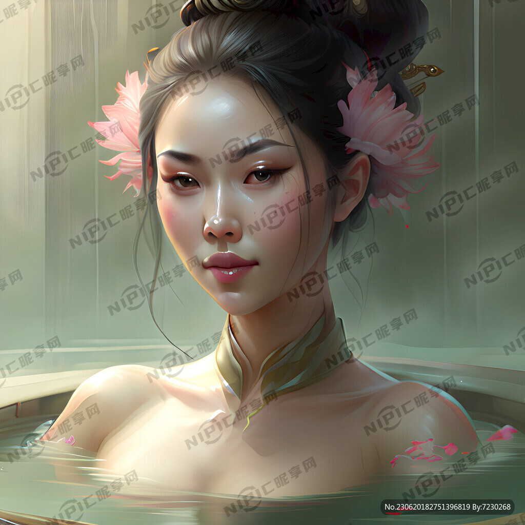 温泉美女