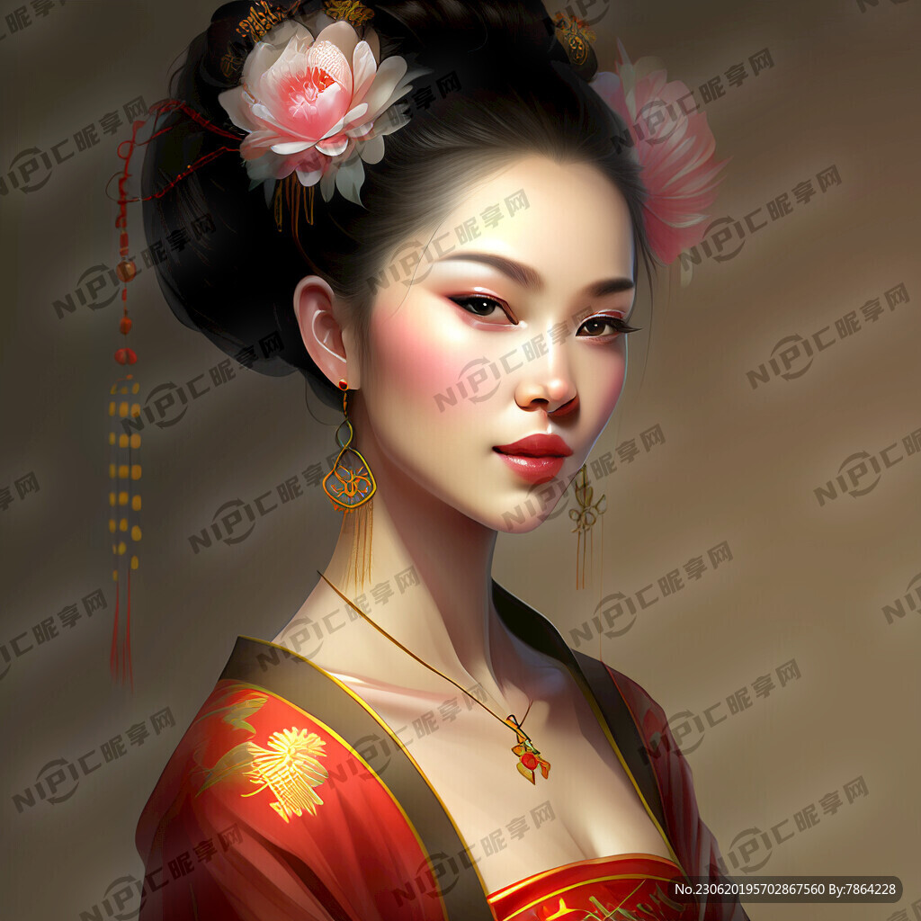 一个美女