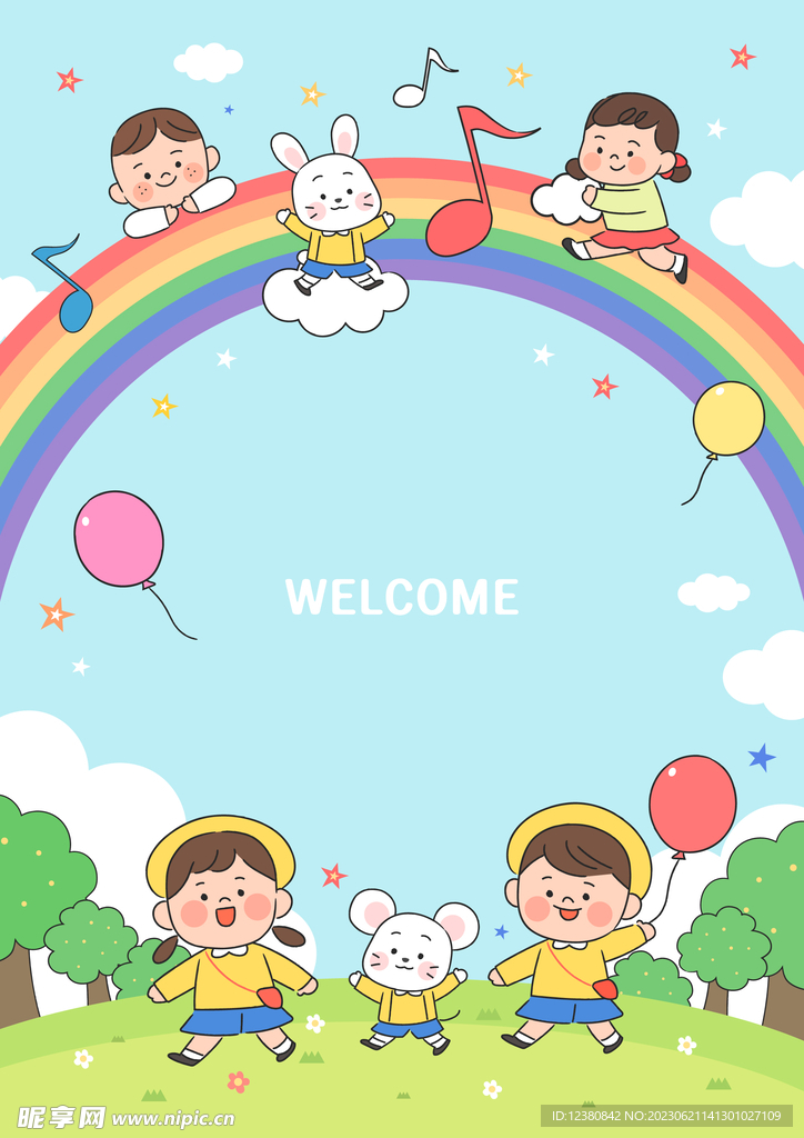 卡通小孩 
