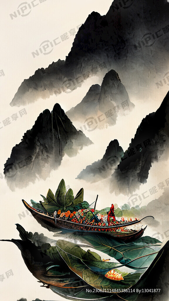 端午节 粽子 龙舟百舸争流