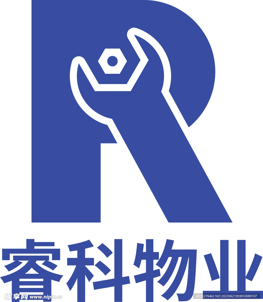 R K 字母创logo 标志 