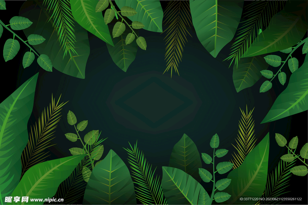 绿色植物背景