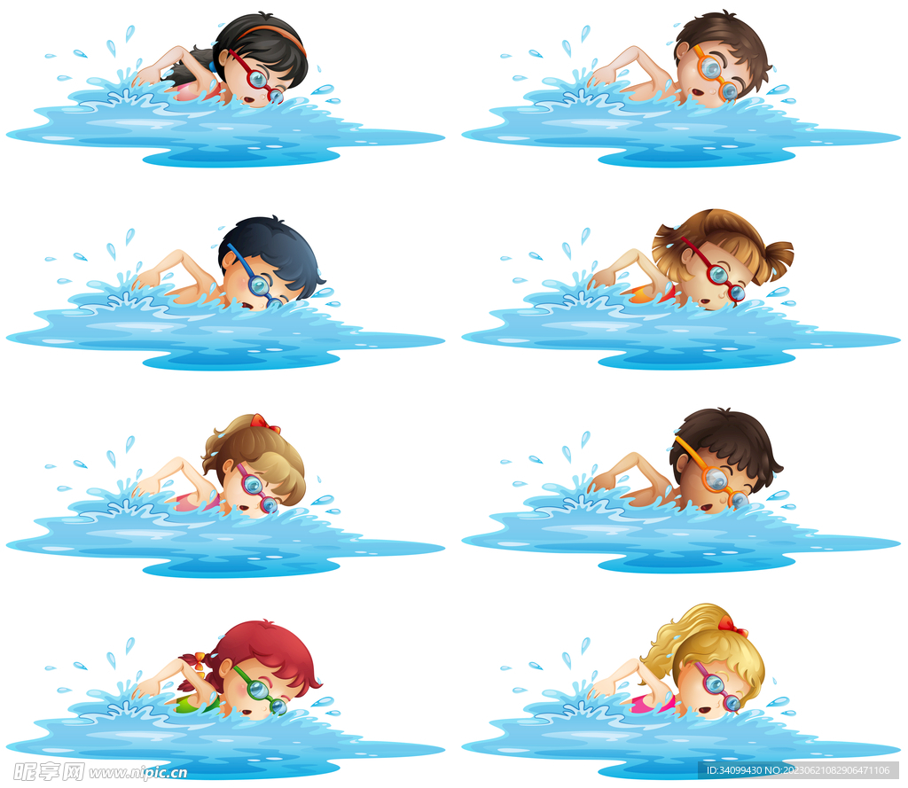儿童游泳