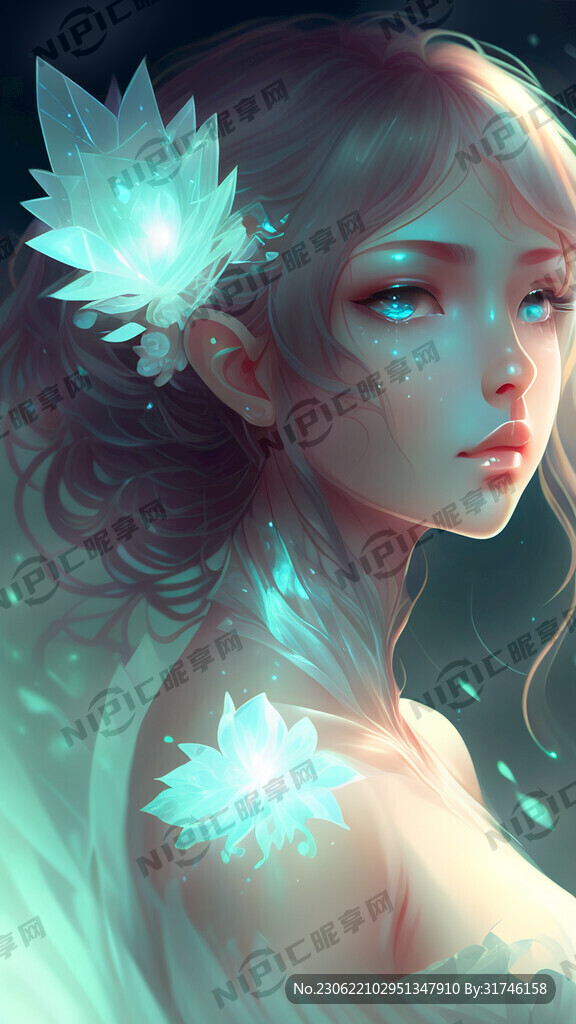 二次元美女 晶莹剔透 梦幻