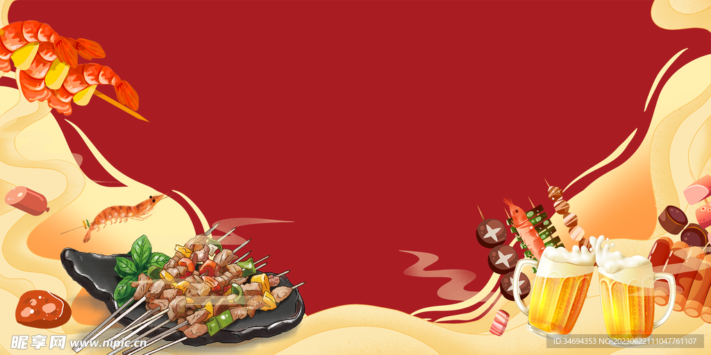 夏日餐饮烧烤