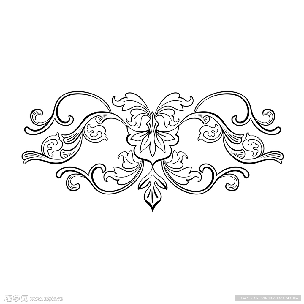 欧式花纹