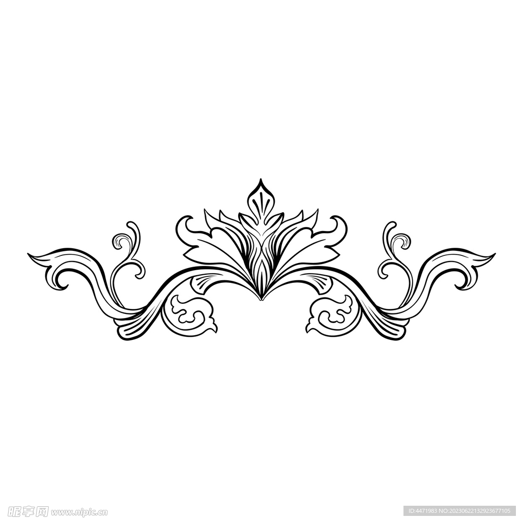 欧式花纹