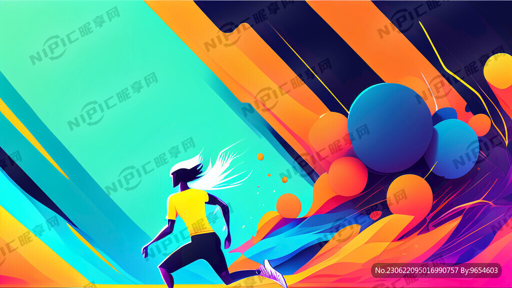 运动会背景图 动感 颜色明亮