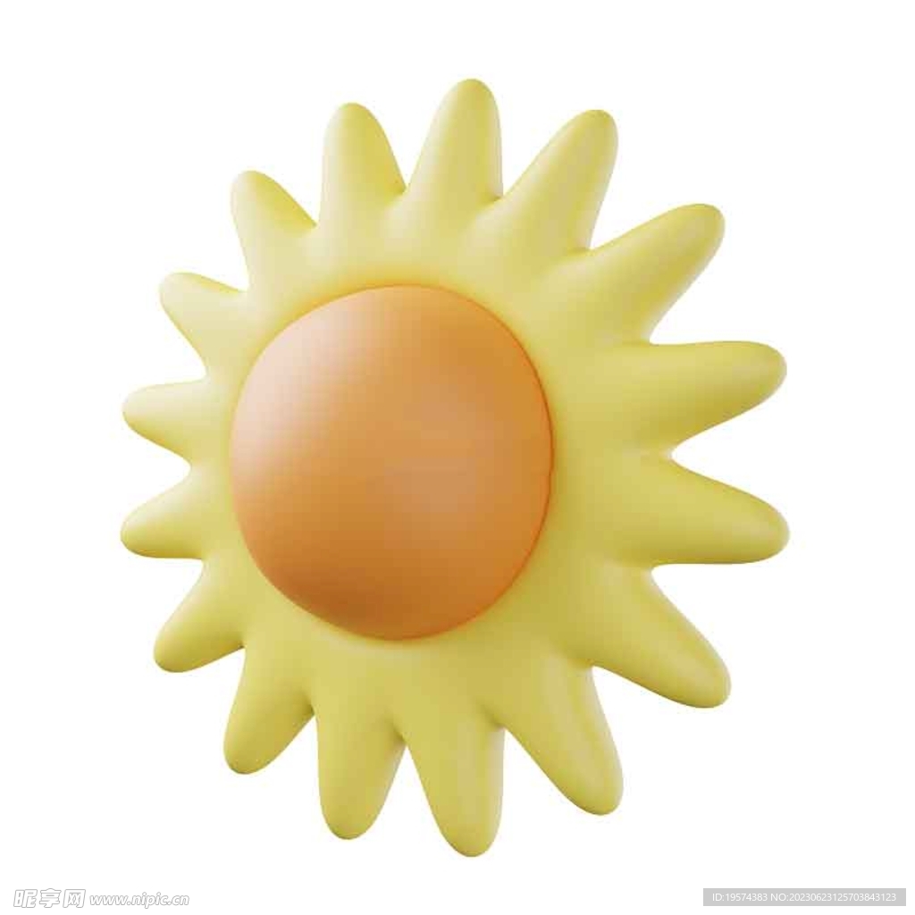 C4D模型 太阳