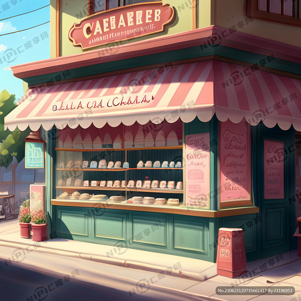 蛋糕店 奶茶店 美式 欢快
