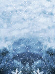  雪花背景