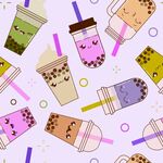 奶茶图案