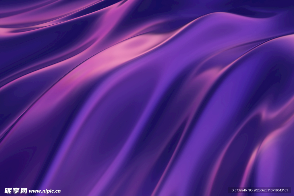 紫色液态流动波浪线条纹理