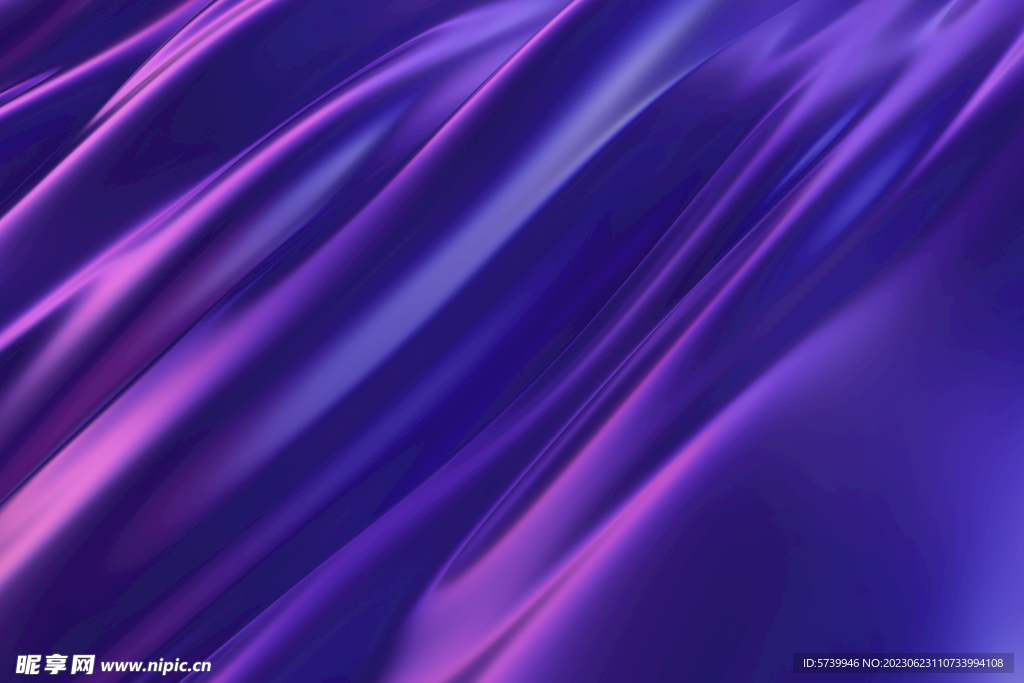 紫色液态流动波浪线条纹理