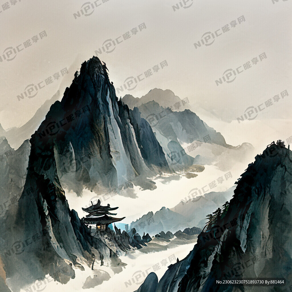 武夷山水画