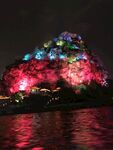 湖边夜景