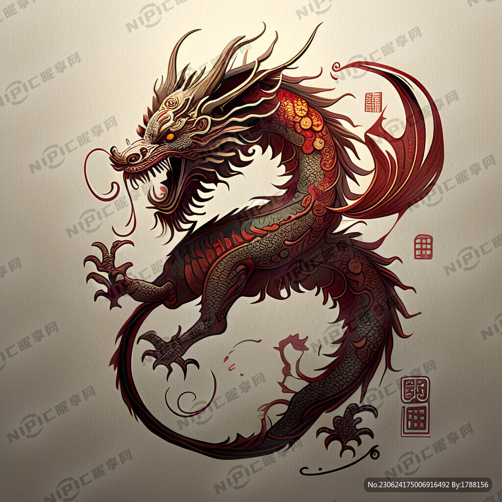 生肖龙简笔画
