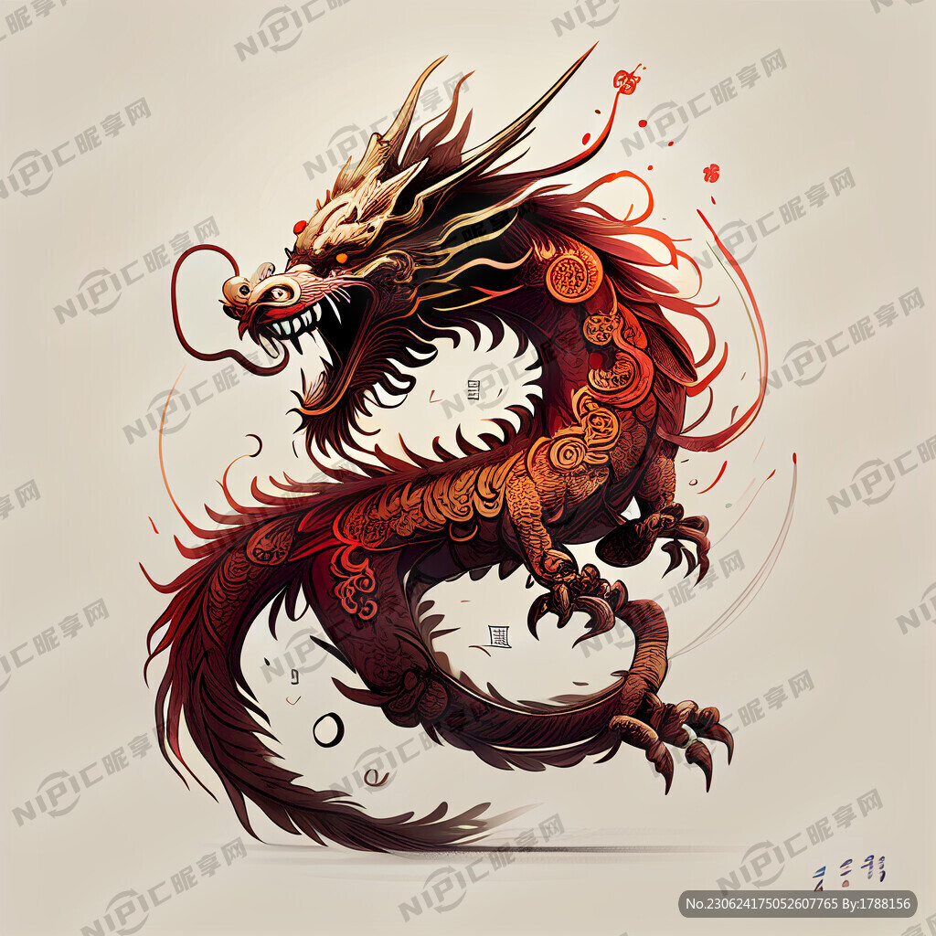 生肖龙简笔画