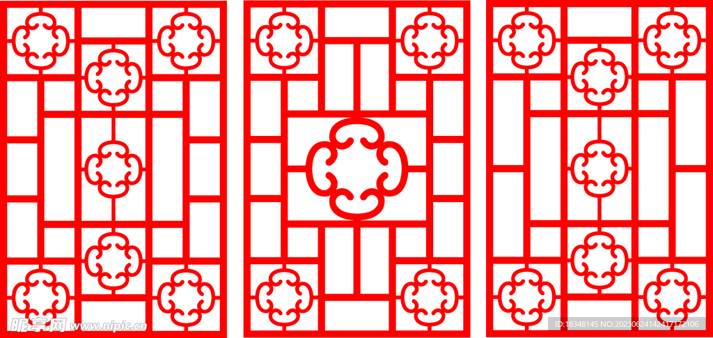 中式古典镂空隔断