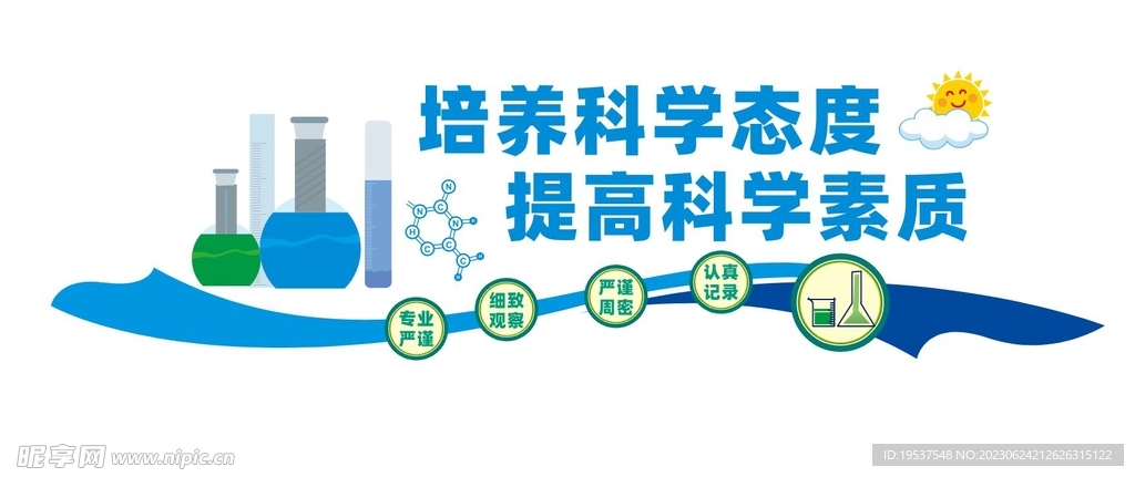 化学实验室文化墙