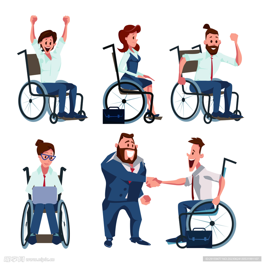           人物插画 