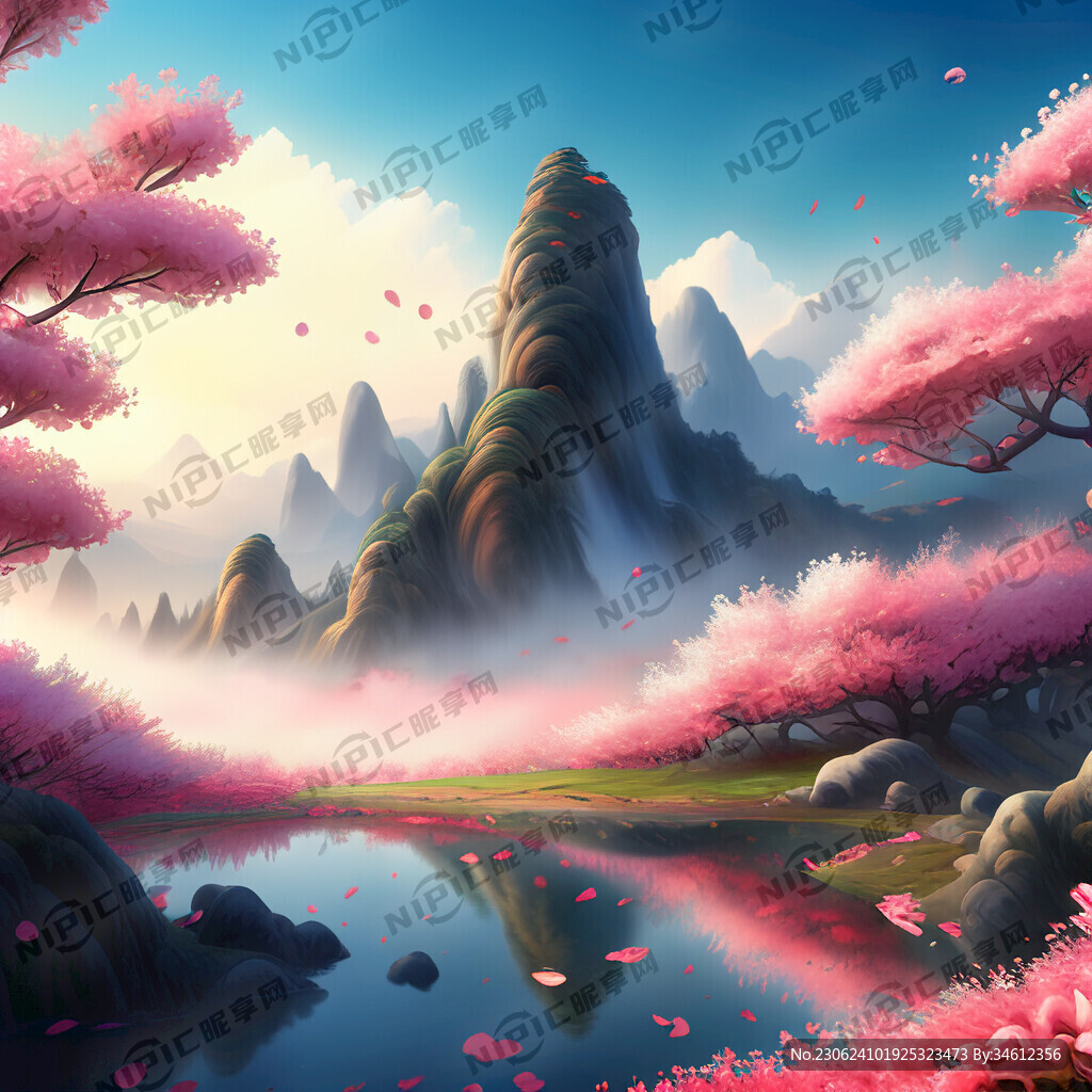 游戏梦幻唯美新中式风景 超高清