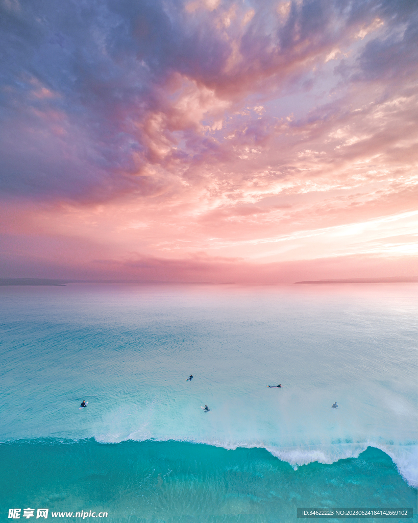 海边夕阳