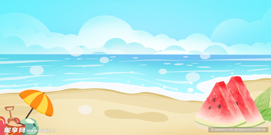 夏日海滩