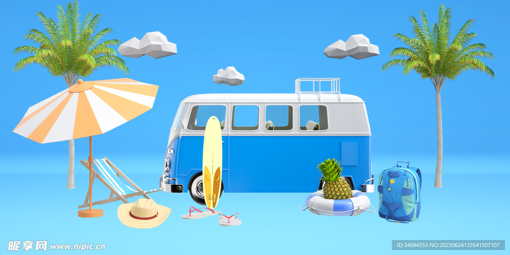 夏日背景