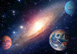 地球星空光效