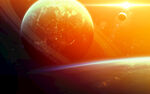 地球星空光效