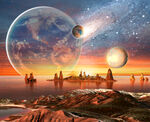地球星空唯美