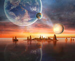 地球星空