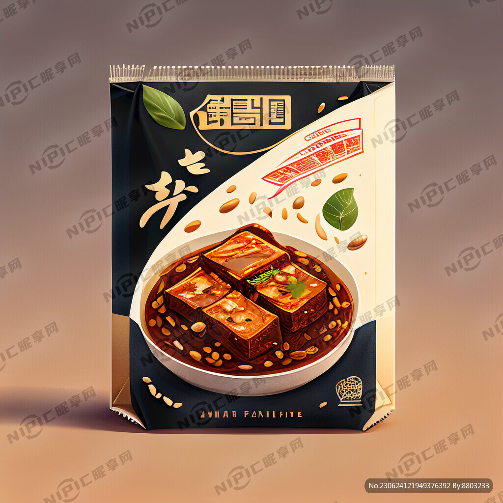 阳江豆豉包装 香气飘飘 现代感