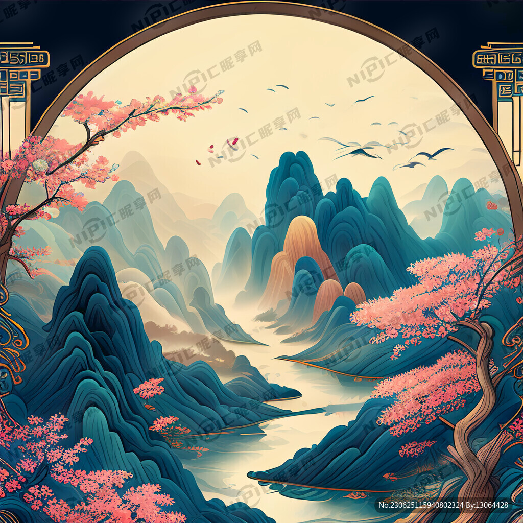 游戏梦幻唯美新中式风景 超高清
