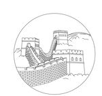 长城线稿图标