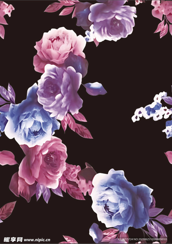 手绘花