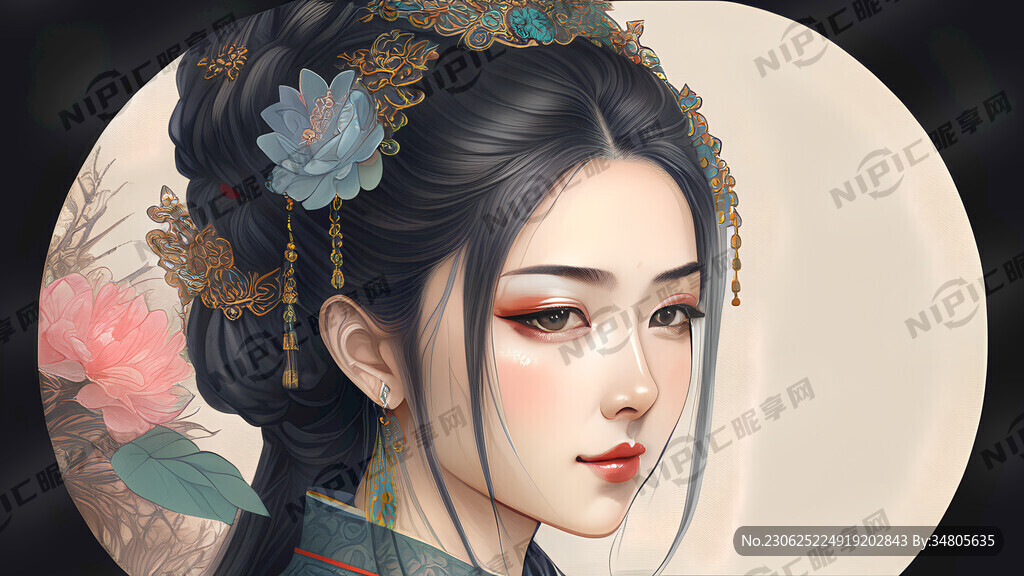 汉服古风国风古韵美高级感觉