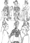 古典美女素描