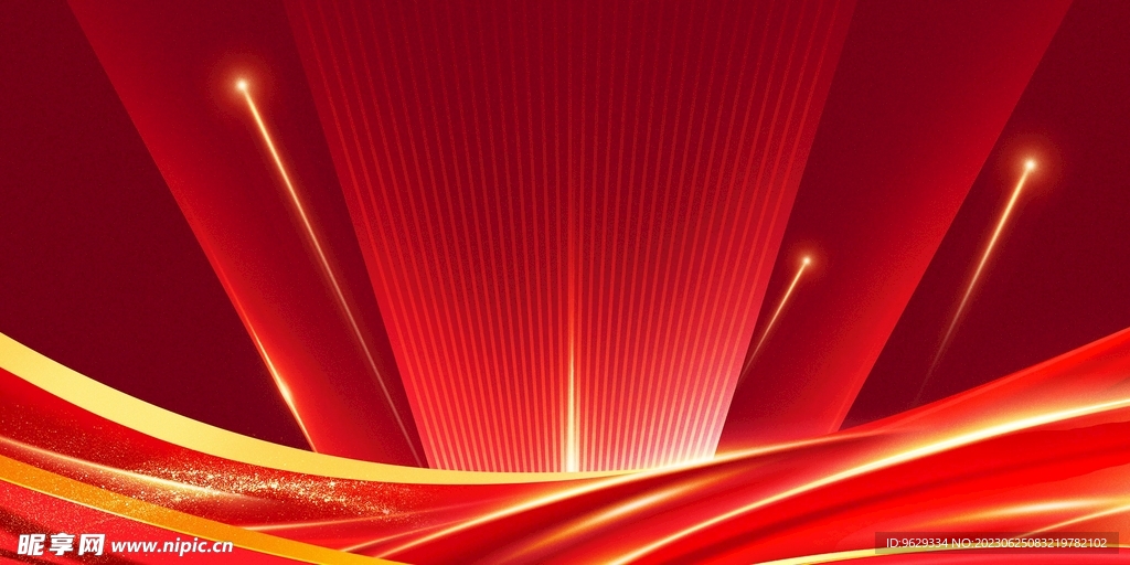 红色背景