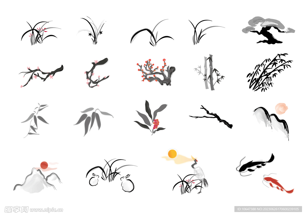 梅兰竹菊