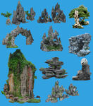 山石