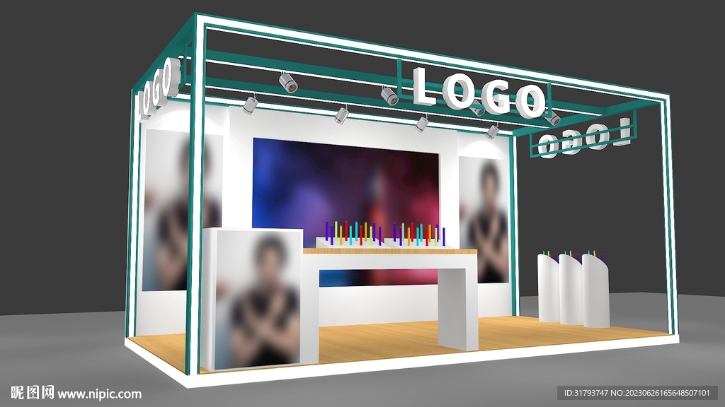 电子科技产品展台珠宝展台