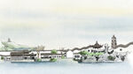 古建筑插画