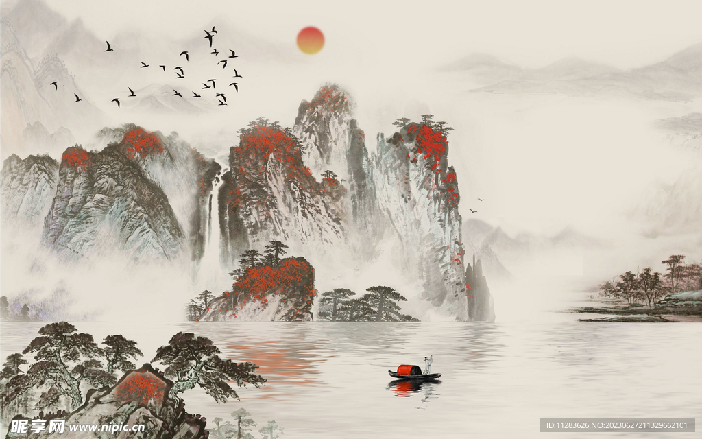 水墨画背景