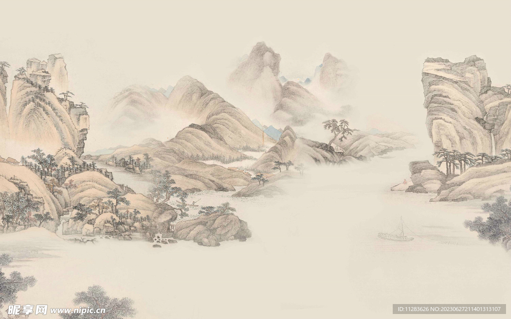 水墨画背景