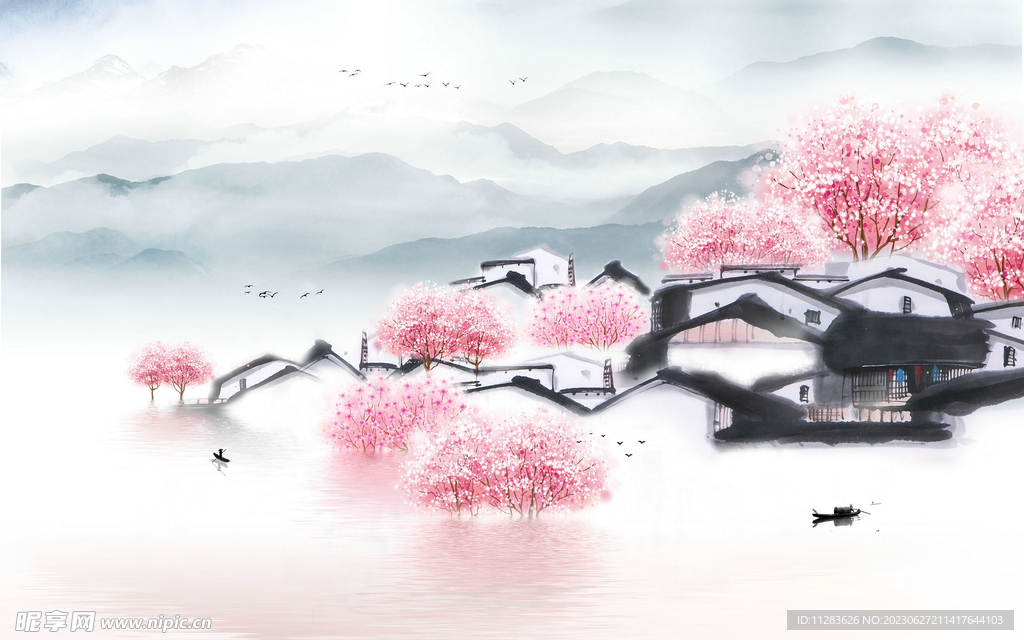 水墨画背景