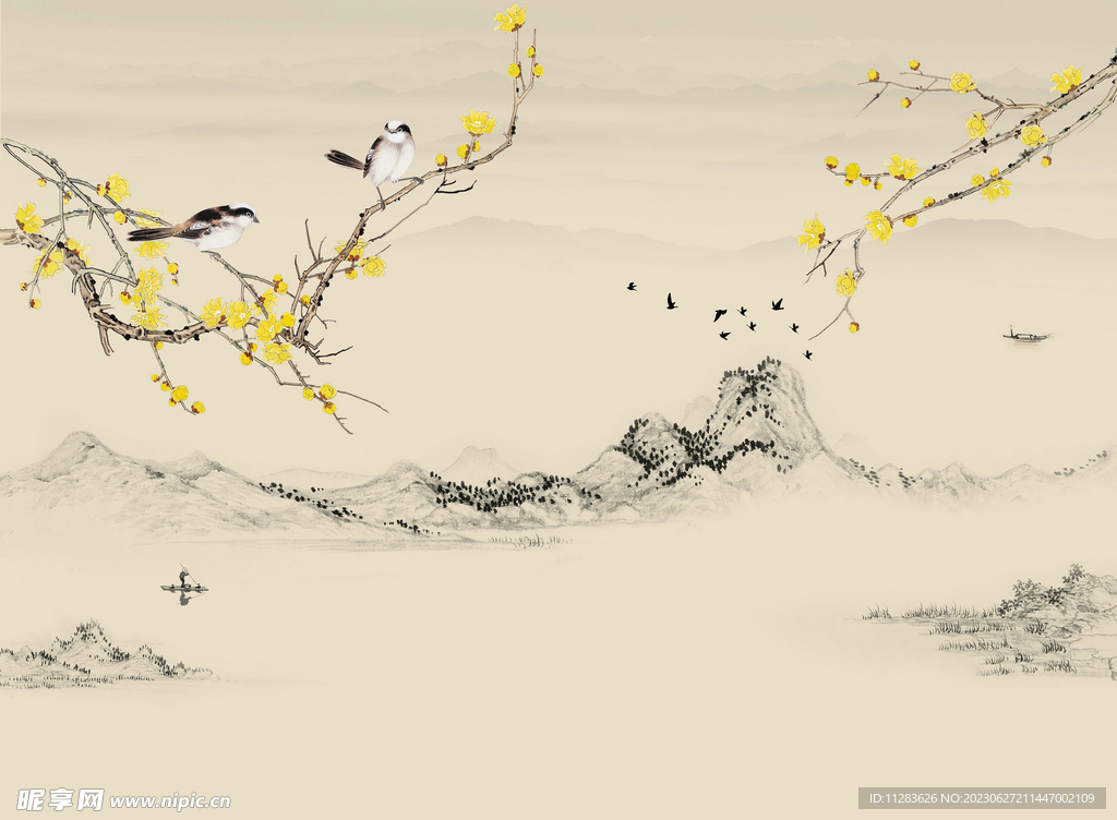 水墨画背景