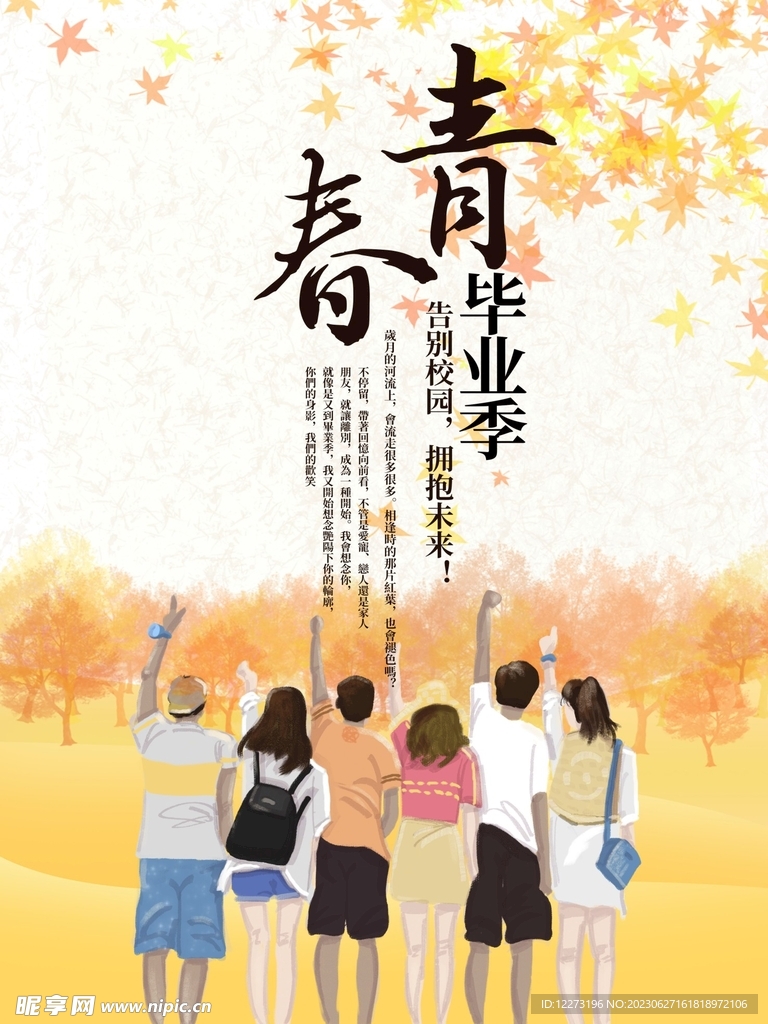 毕业季海报          