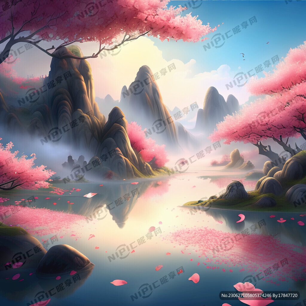 游戏梦幻唯美新中式风景 超高清